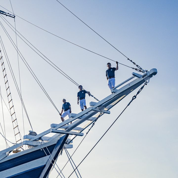 Crew at the Bow