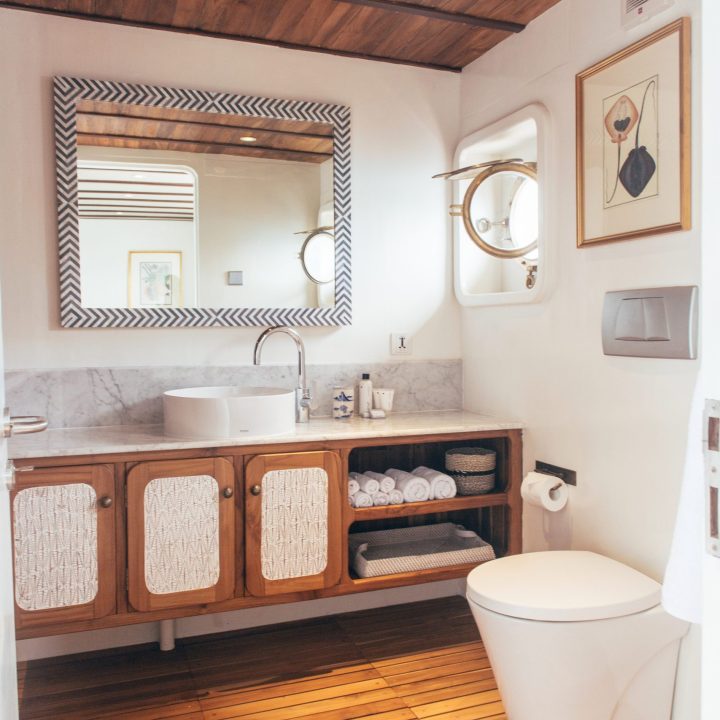 Master cabin bathroom